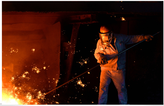 高溫下的最美勞動(dòng)者