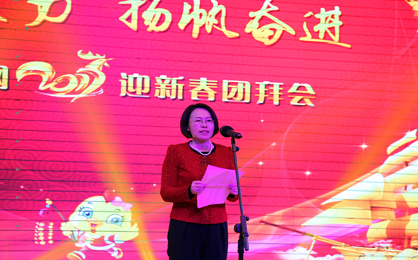 凝心聚力 揚(yáng)帆奮進(jìn) 公司舉行2017年迎新春團(tuán)拜會