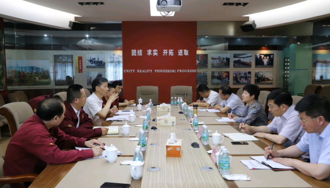 市長蔡麗新來淮鋼調研