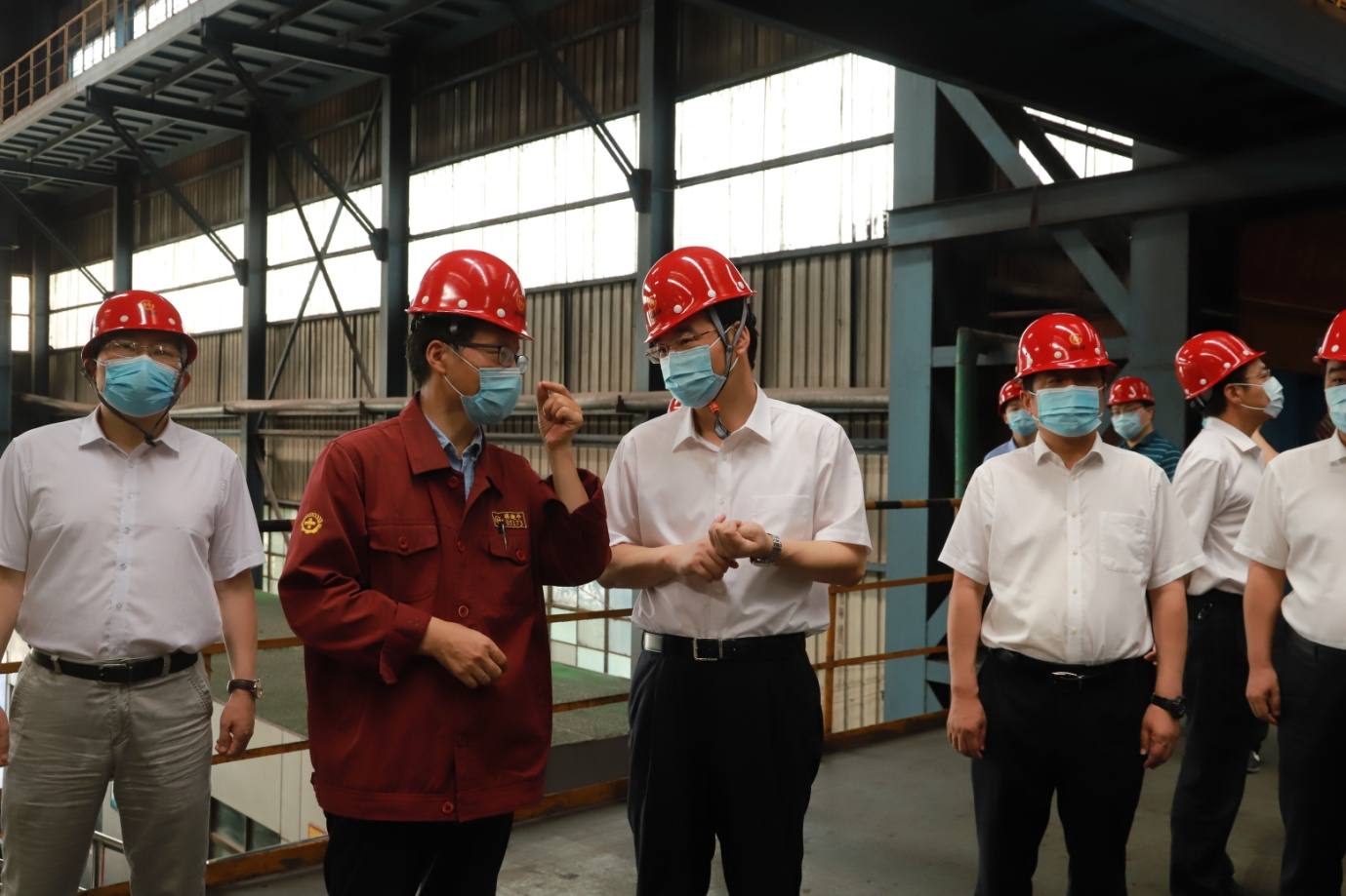 淮安市委副書記、代市長(zhǎng)史志軍來淮鋼調(diào)研