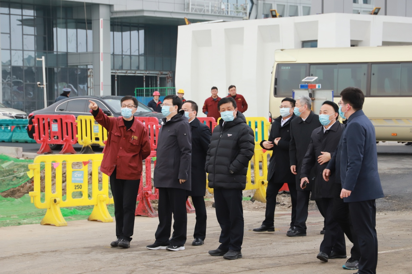 市委書記陳之常一行來淮鋼調研