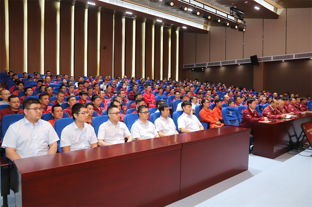 不忘初心 牢記使命 在企業高質量發展征程上砥礪奮進 ——淮鋼舉行慶祝中國共產黨成立102周年活動 暨黨建工作總結表彰大會